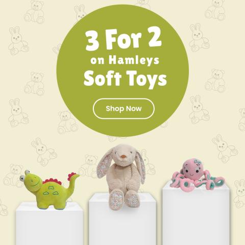 3 For 2 On Selected Soft Toys