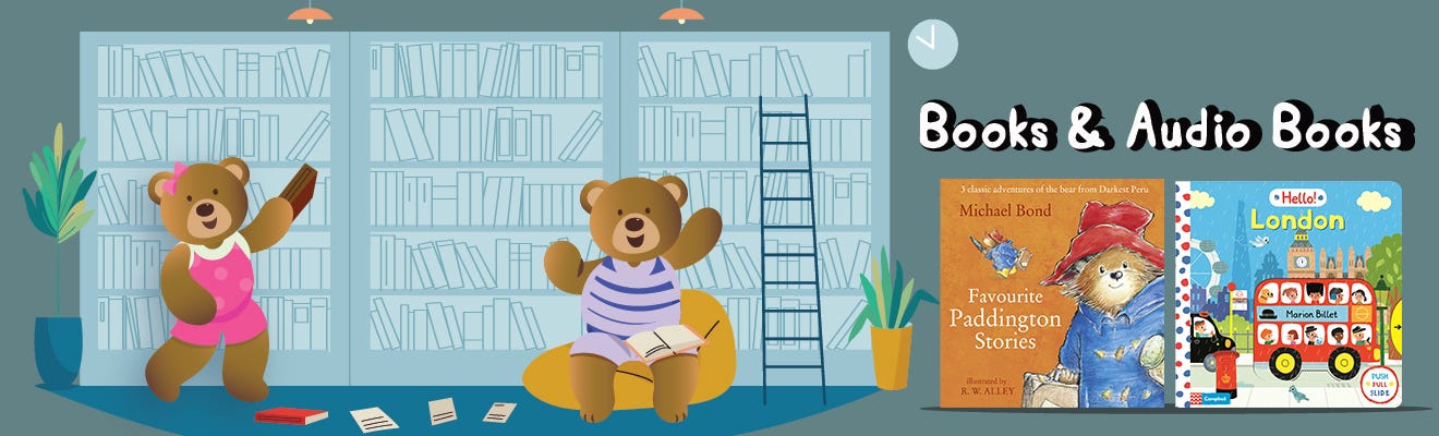 Books, Audio Books etc