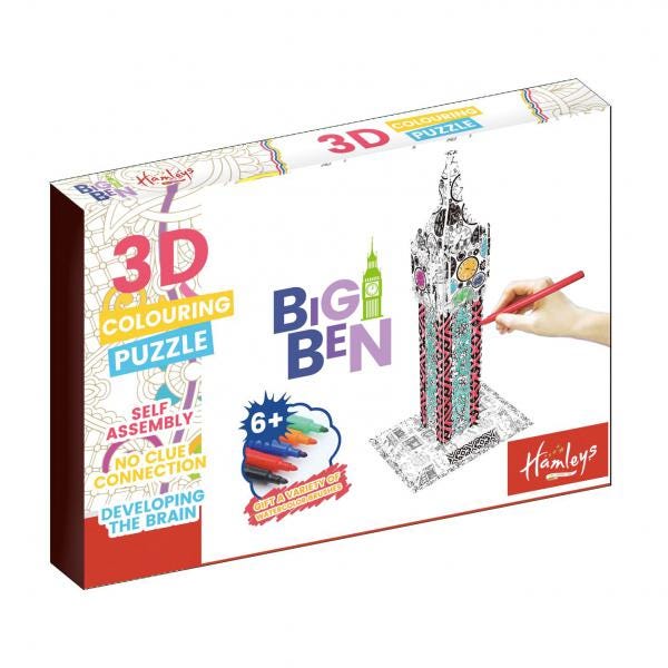 Big Ben 3D Colouring Puzzle