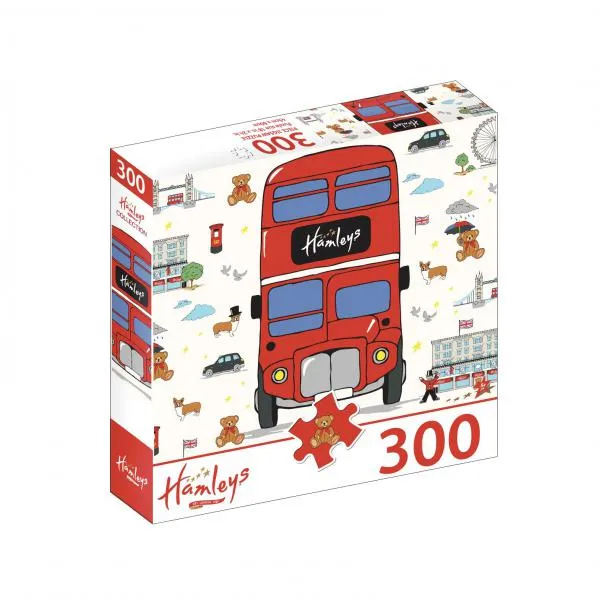 300 Pcs Hamleys Puzzle - Double Decker Bus