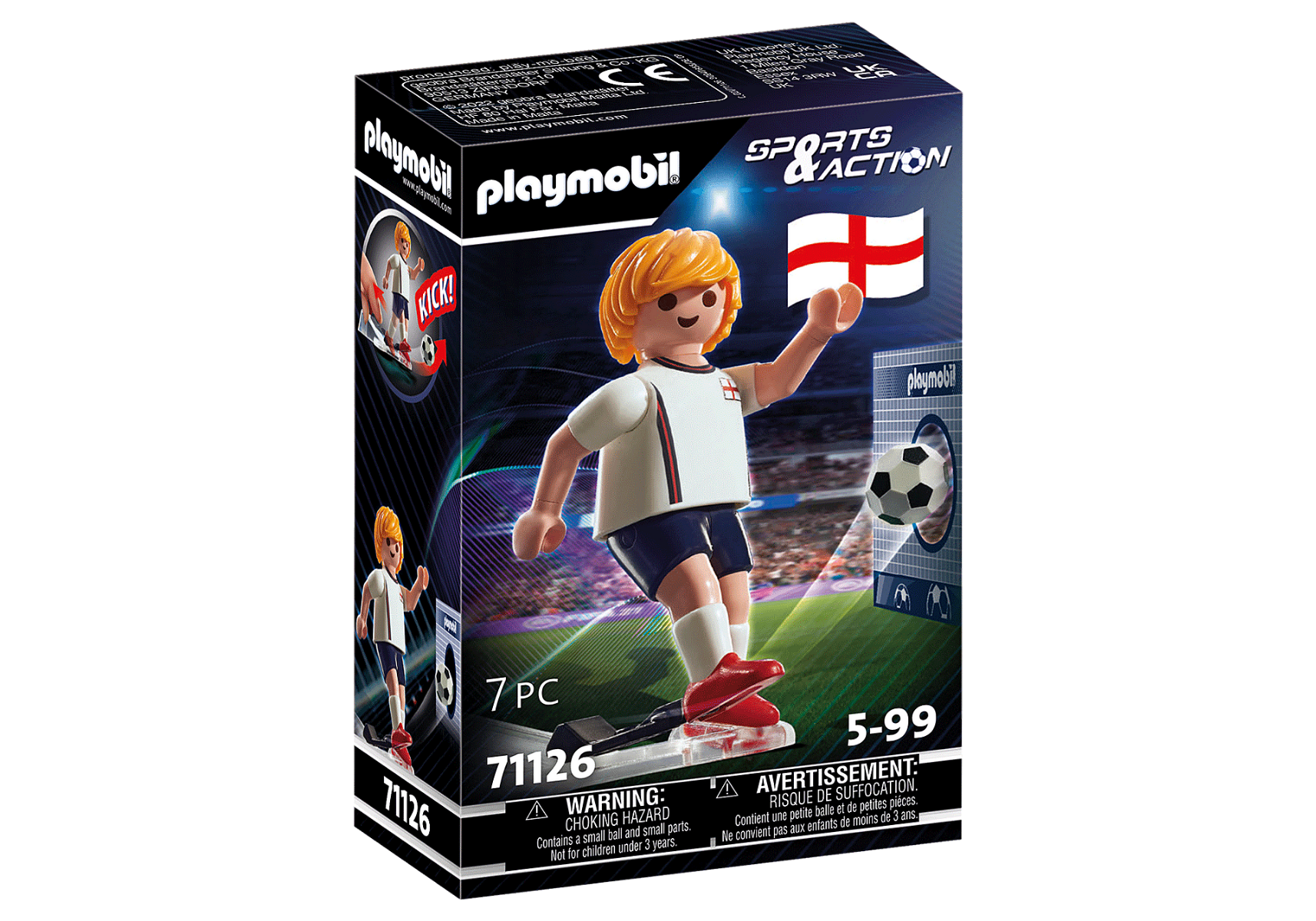 Playmobil 71126 Soccer Football Player England