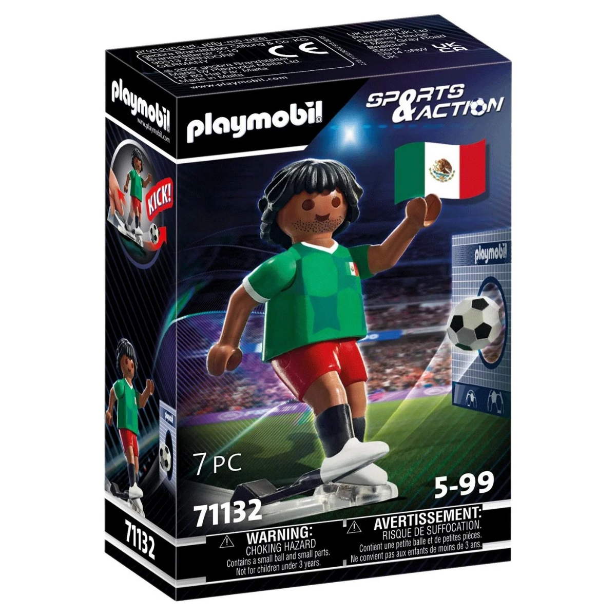 Playmobil 71132 Soccer Football Player Mexico