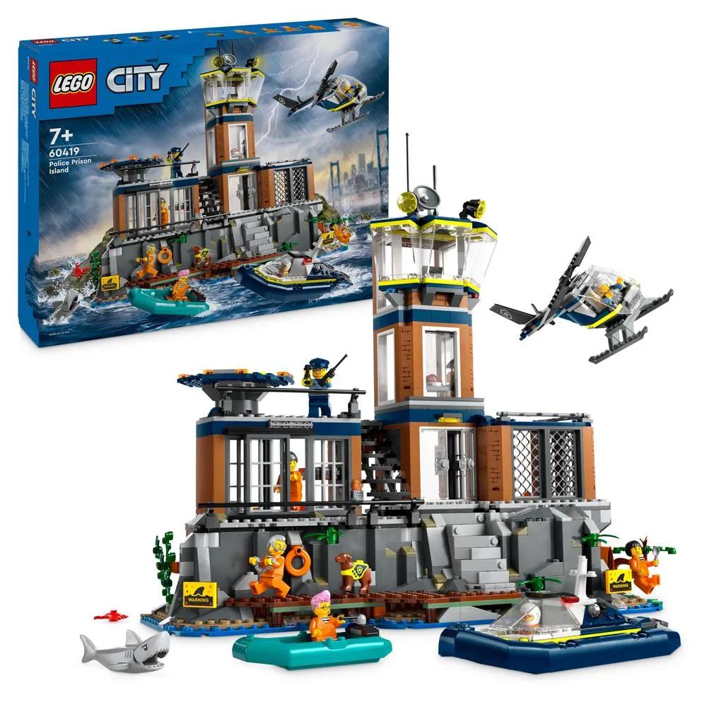 Image of LEGO® City Police Prison Island Building Toy 60419