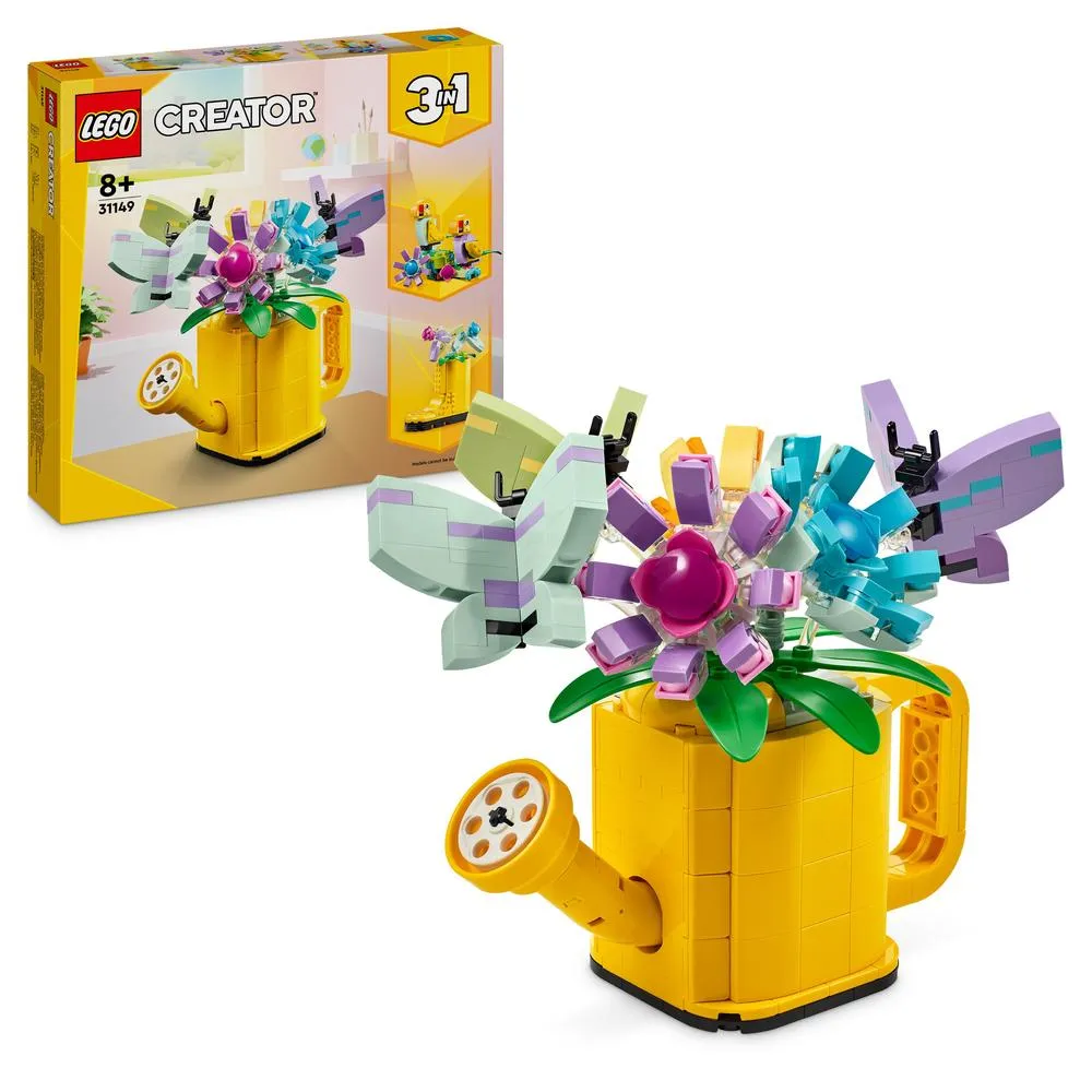 LEGO(r) Creator Flowers in Watering Can 3in1 Toy 31149