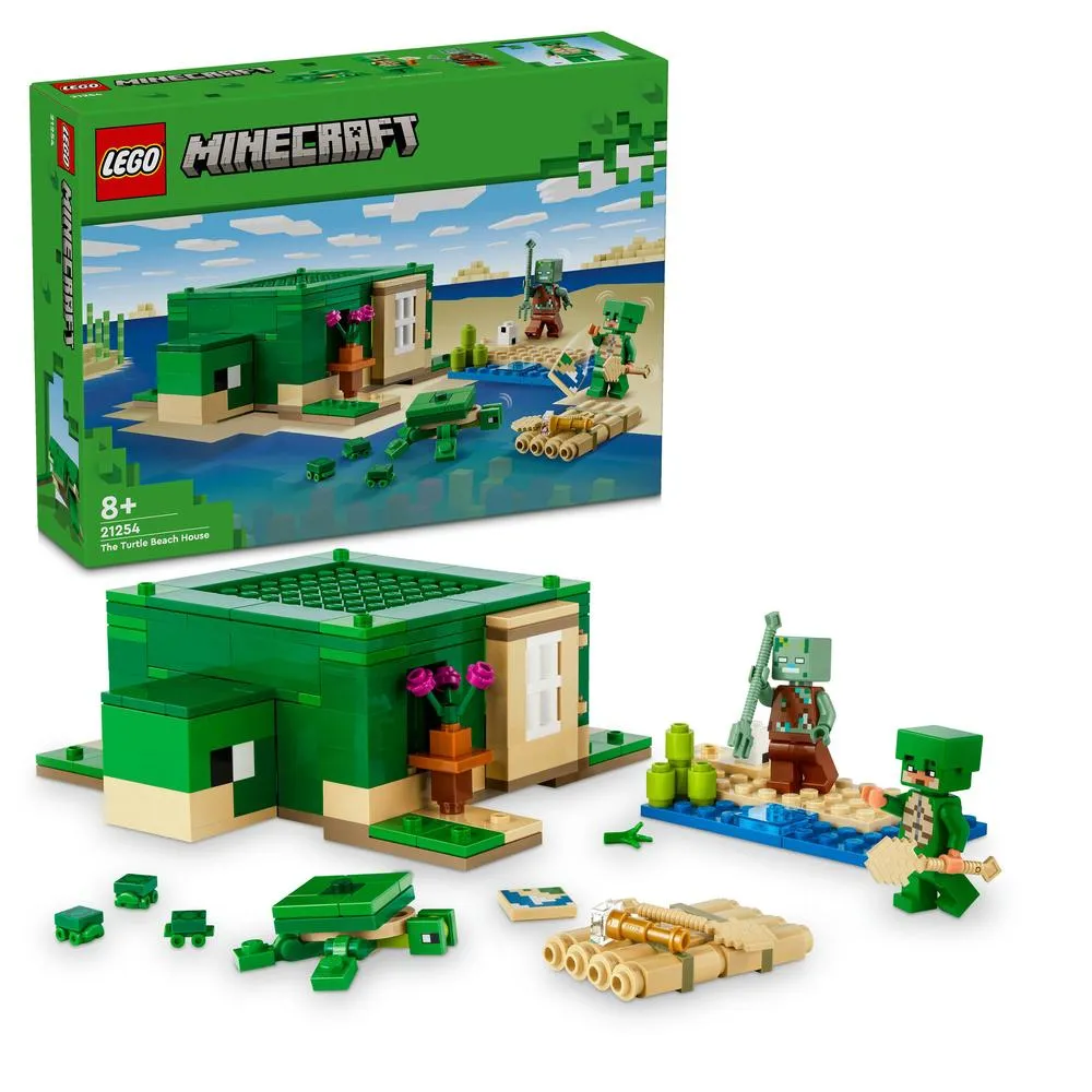 LEGO(r) Minecraft(r) The Turtle Beach House Model 21254