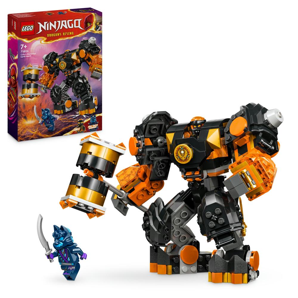 LEGO(r) Ninjago(r) Cole's Elemental Earth Mech Toy 71806