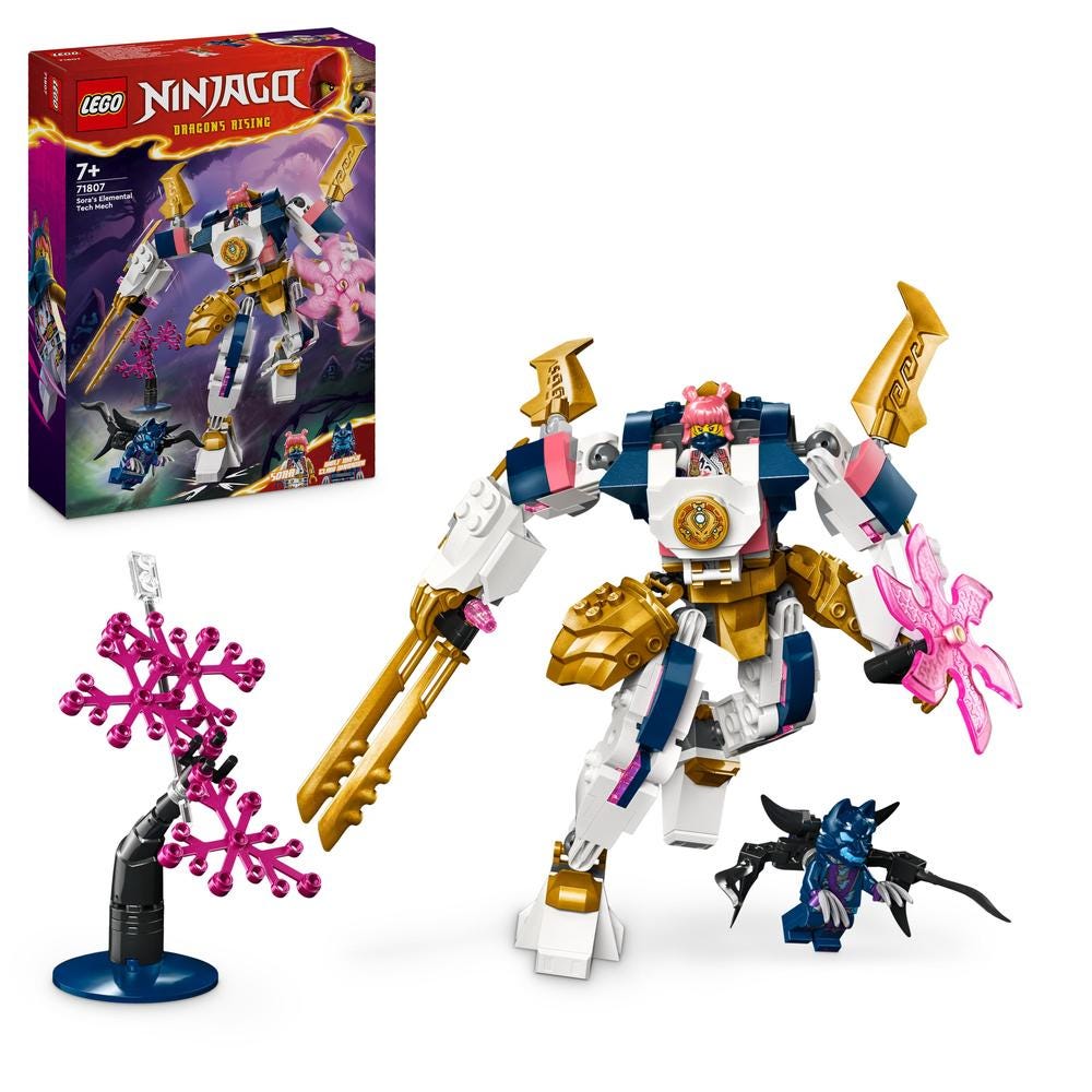 LEGO(r) Ninjago(r) Sora's Elemental Tech Mech Toy 71807