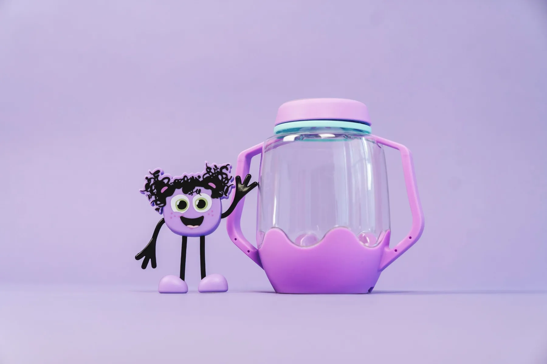 Image of Glo Pals Sensory Play Jar - Purple
