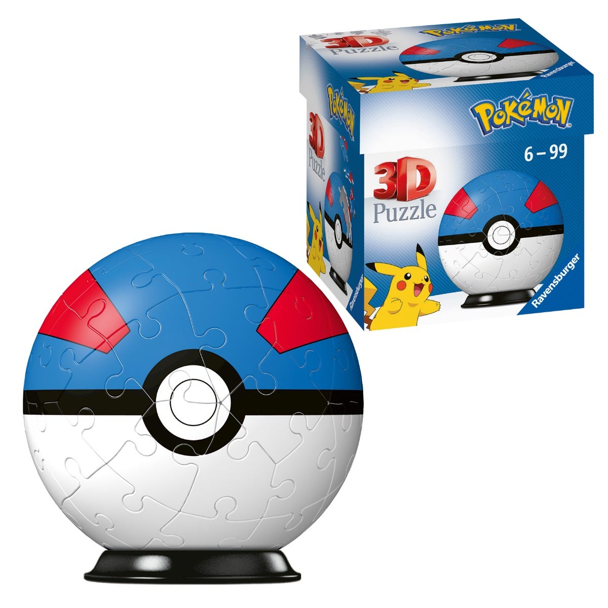 Ravensburger Pokemon Great Ball 54 Piece 3D Jigsaw Puzzle