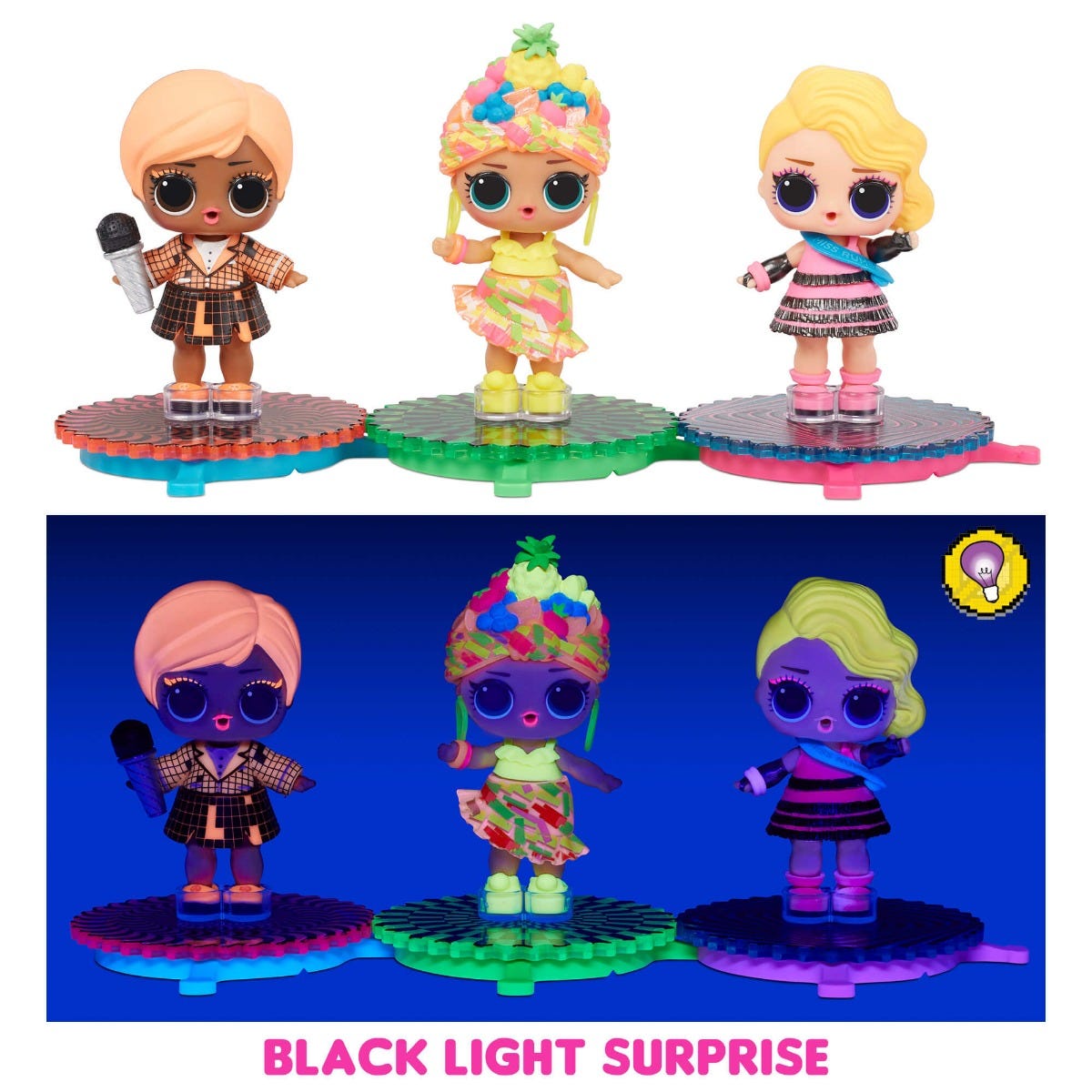 L.O.L. Surprise Dance Dance Dance Dolls With 8 Surprises Including Spinning Dance Floor Dance Move Card And Accessories