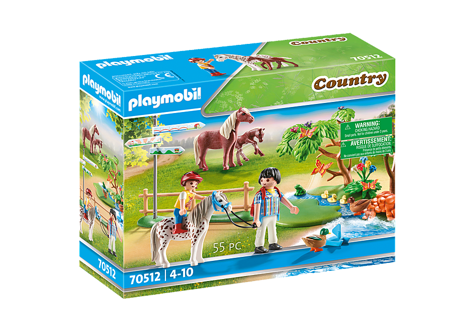Playmobil 70512 Country Pony Farm Adventure Pony Ride