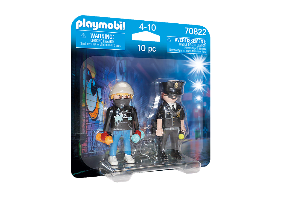 Playmobil 70822 Policeman And Street Artist Duopack