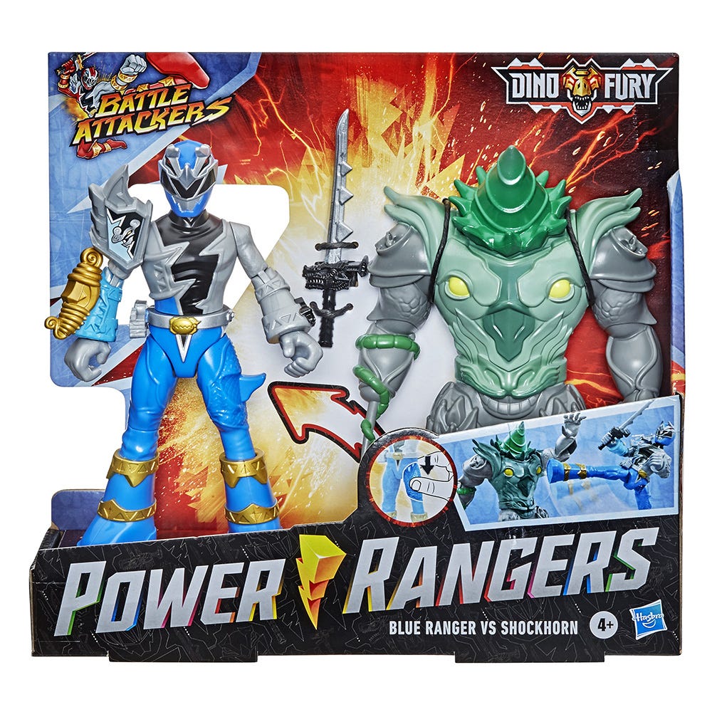 Power Rangers Battle Attackers Blue Ranger