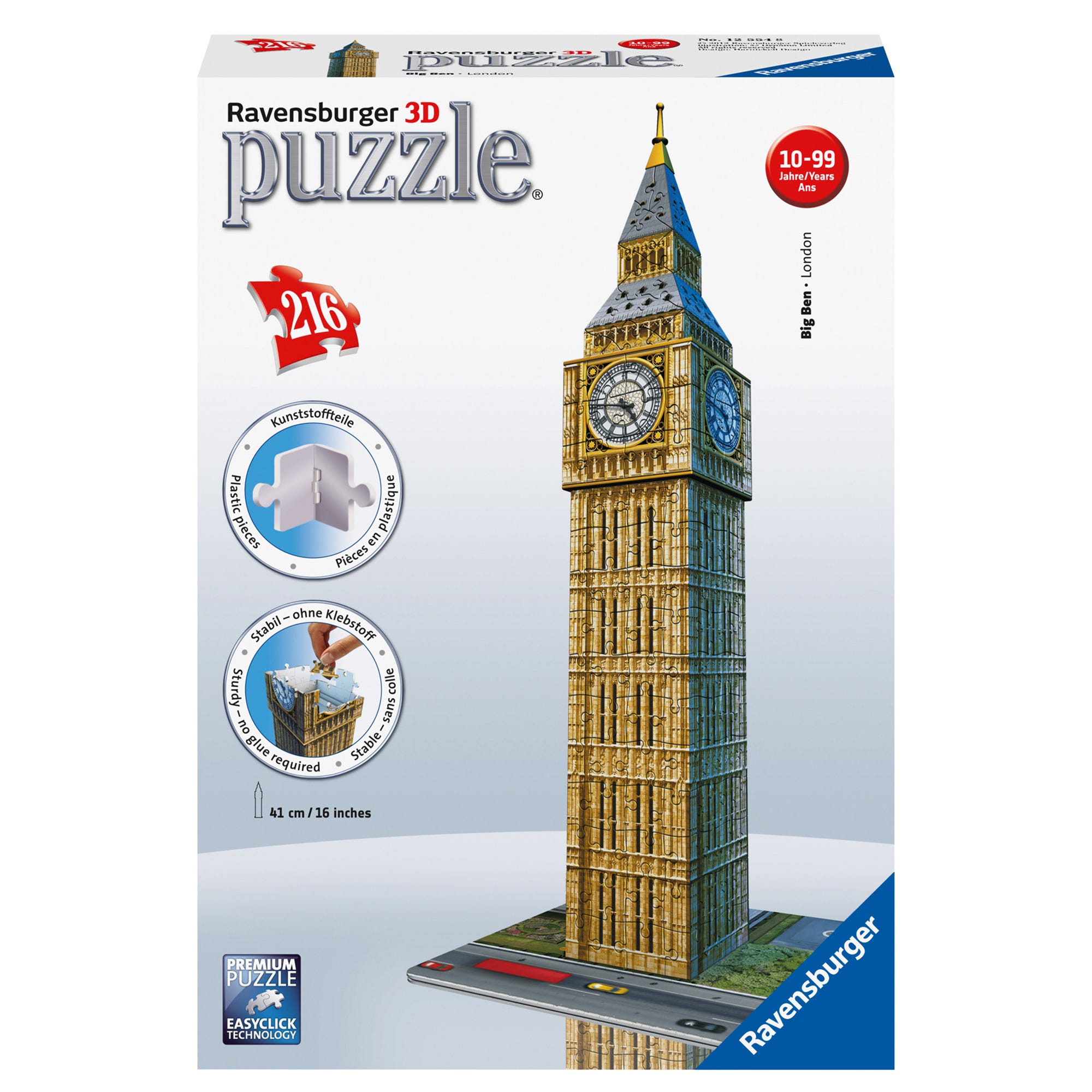 Ravensburger 3d Puzzle Taj Mahal 216 Pcs Item Nr 12564 for sale online 