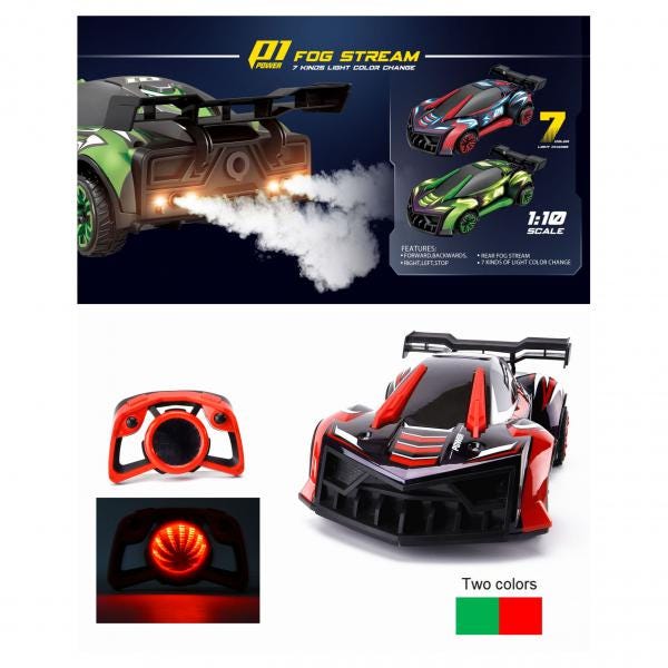 2.4G 1/10 4Ch Double Spray Heads Remote control Spray Car