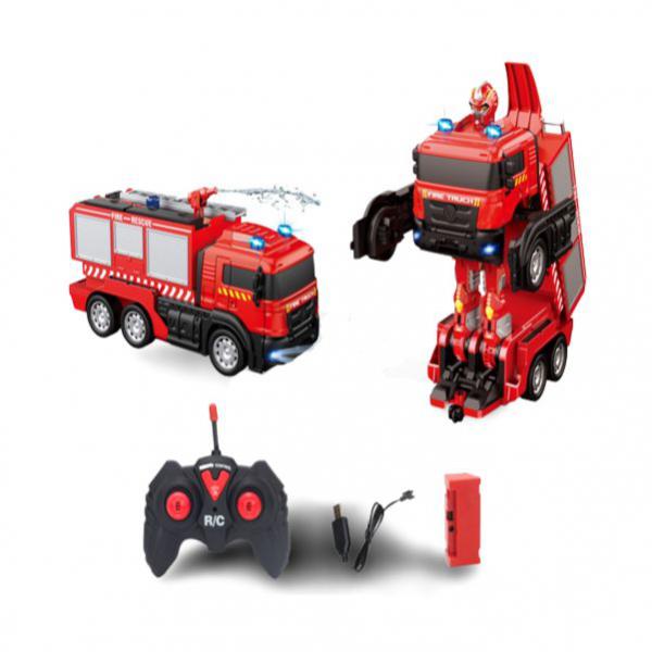 2.4G Light Sound Tranforming Fire Engine