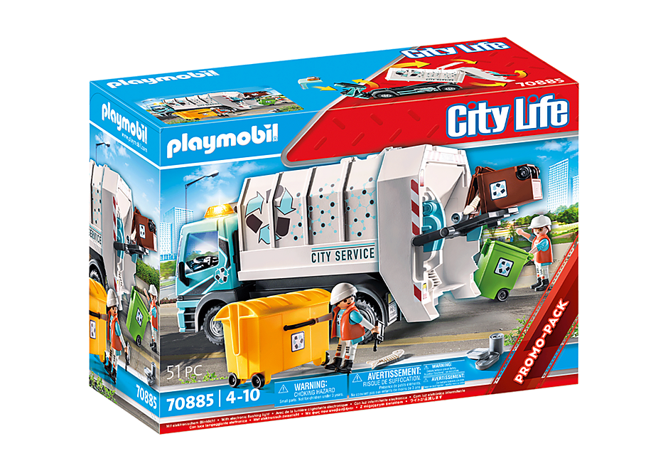 Playmobil 70885 City Life City Recycling Truck Promo Pack