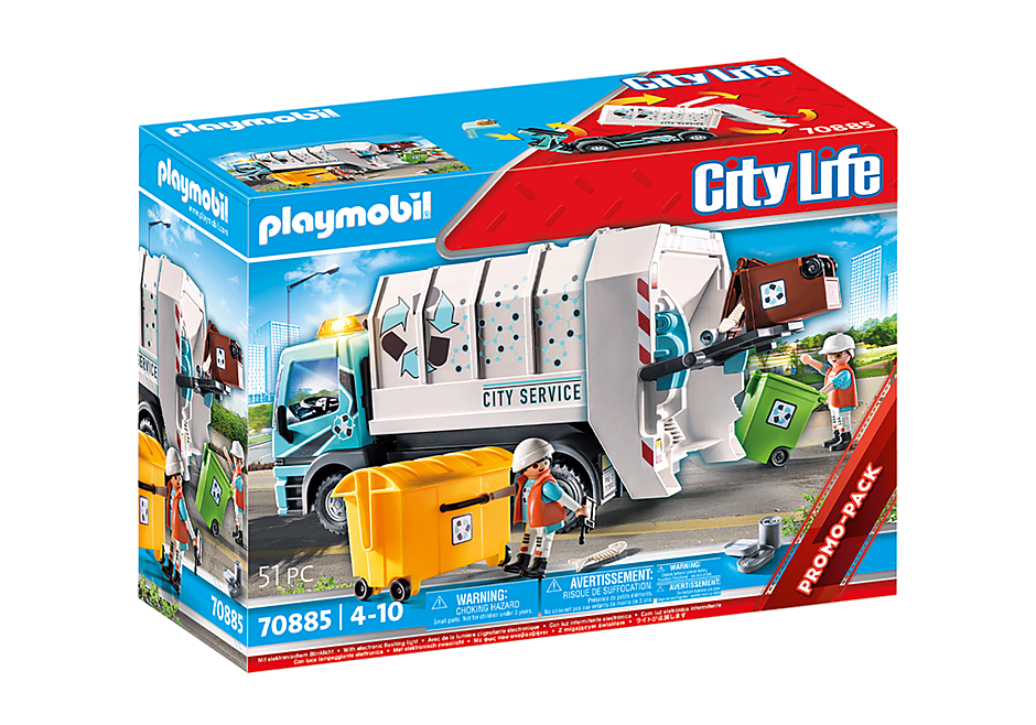 Playmobil 70885 City Life City Recycling Truck Promo Pack