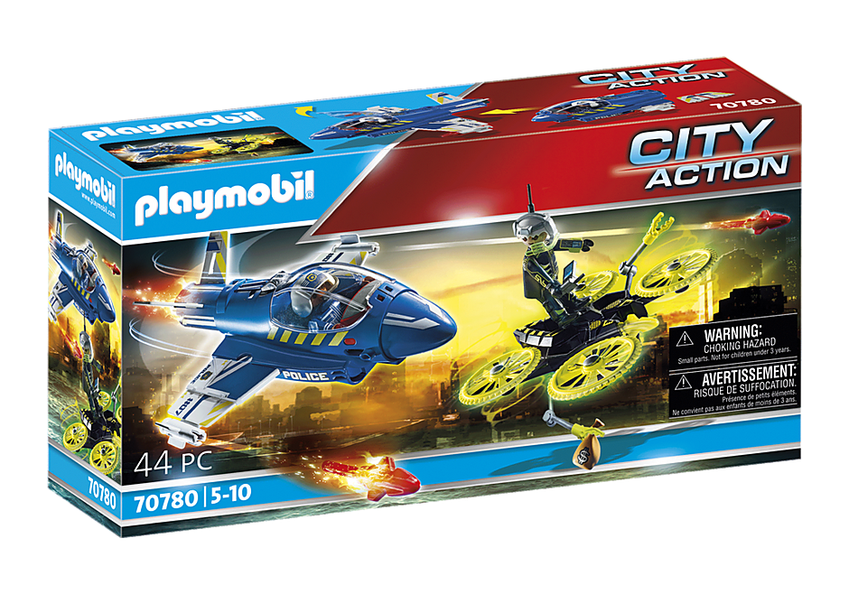 Playmobil 70780 City Action Police Jet With Drone