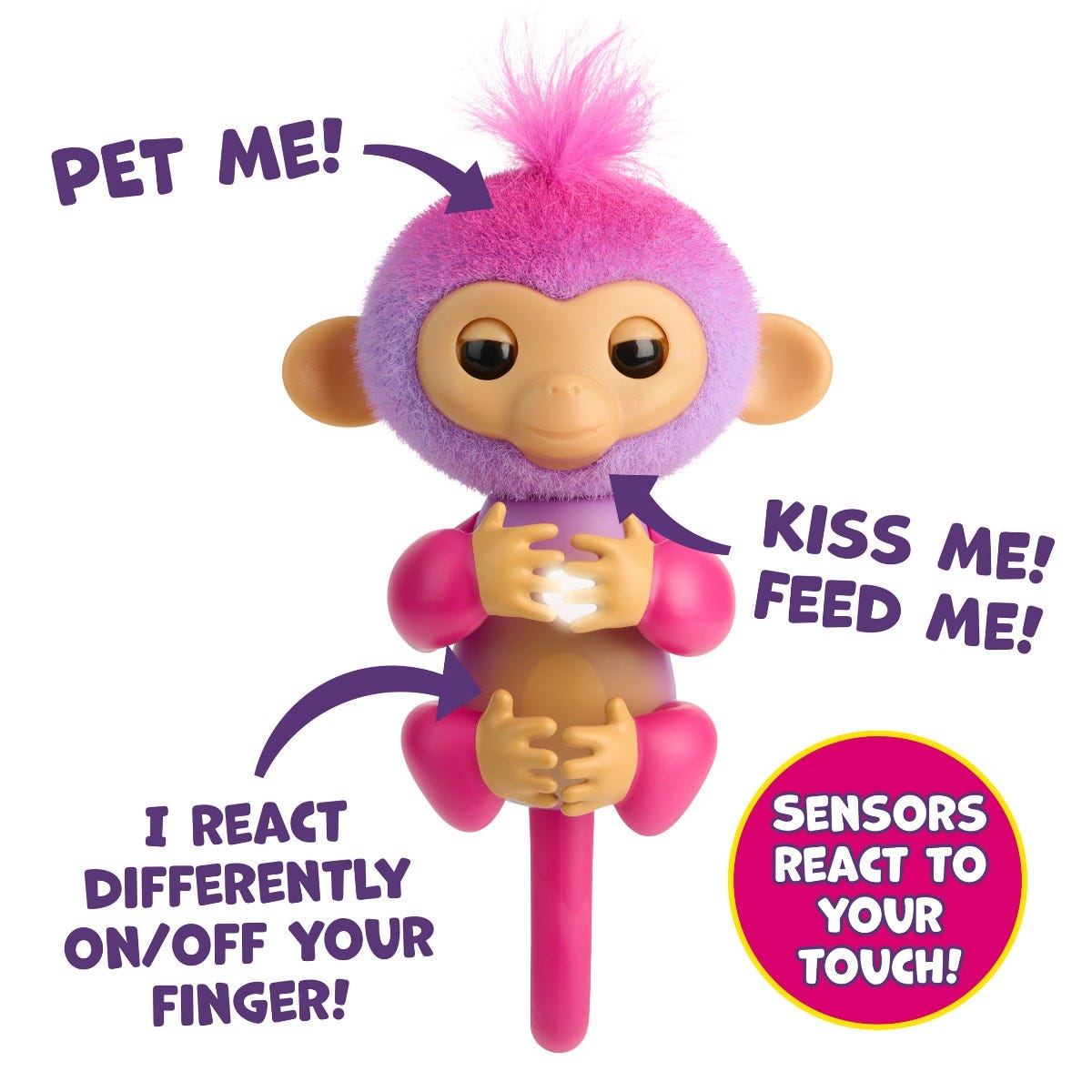 Fingerlings Monkey Purple Charli