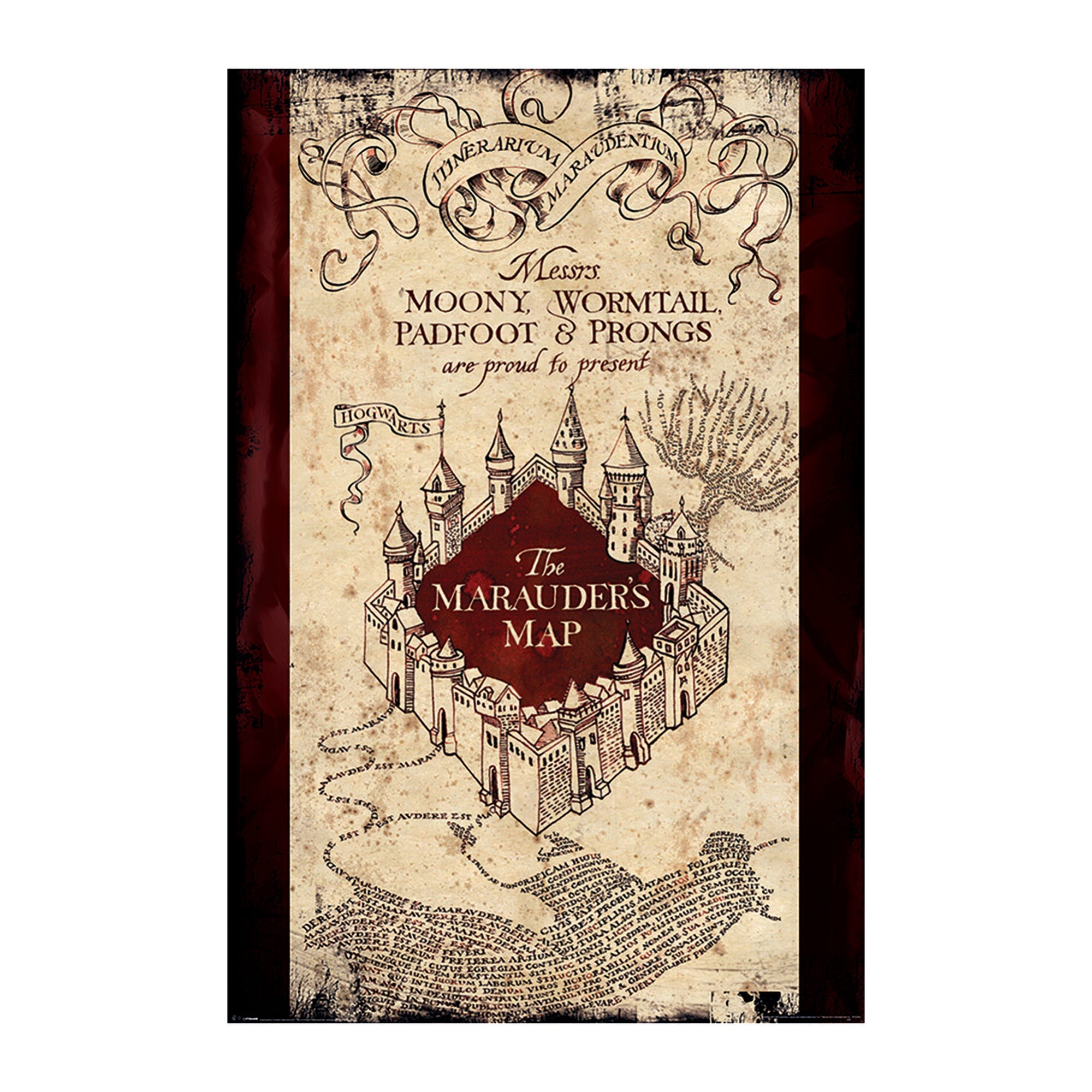 Harry Potter Marauders Map Maxi Poster