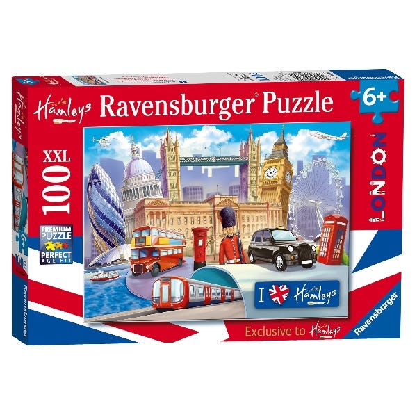 Jigsaw Puzzle 100 XL Pieces London City for Kids Children Ages 6 Year Olds NEW 