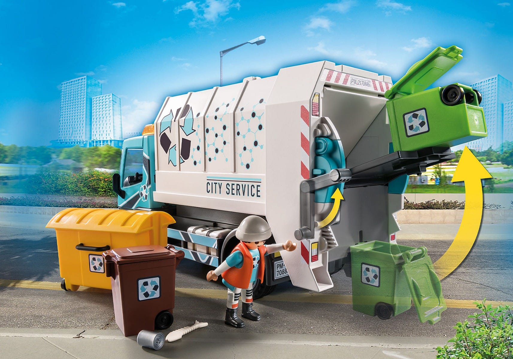 Playmobil 70885 City Life City Recycling Truck Promo Pack