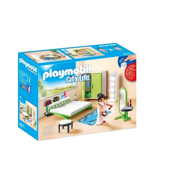 Playmobil Bedroom With Working Lights