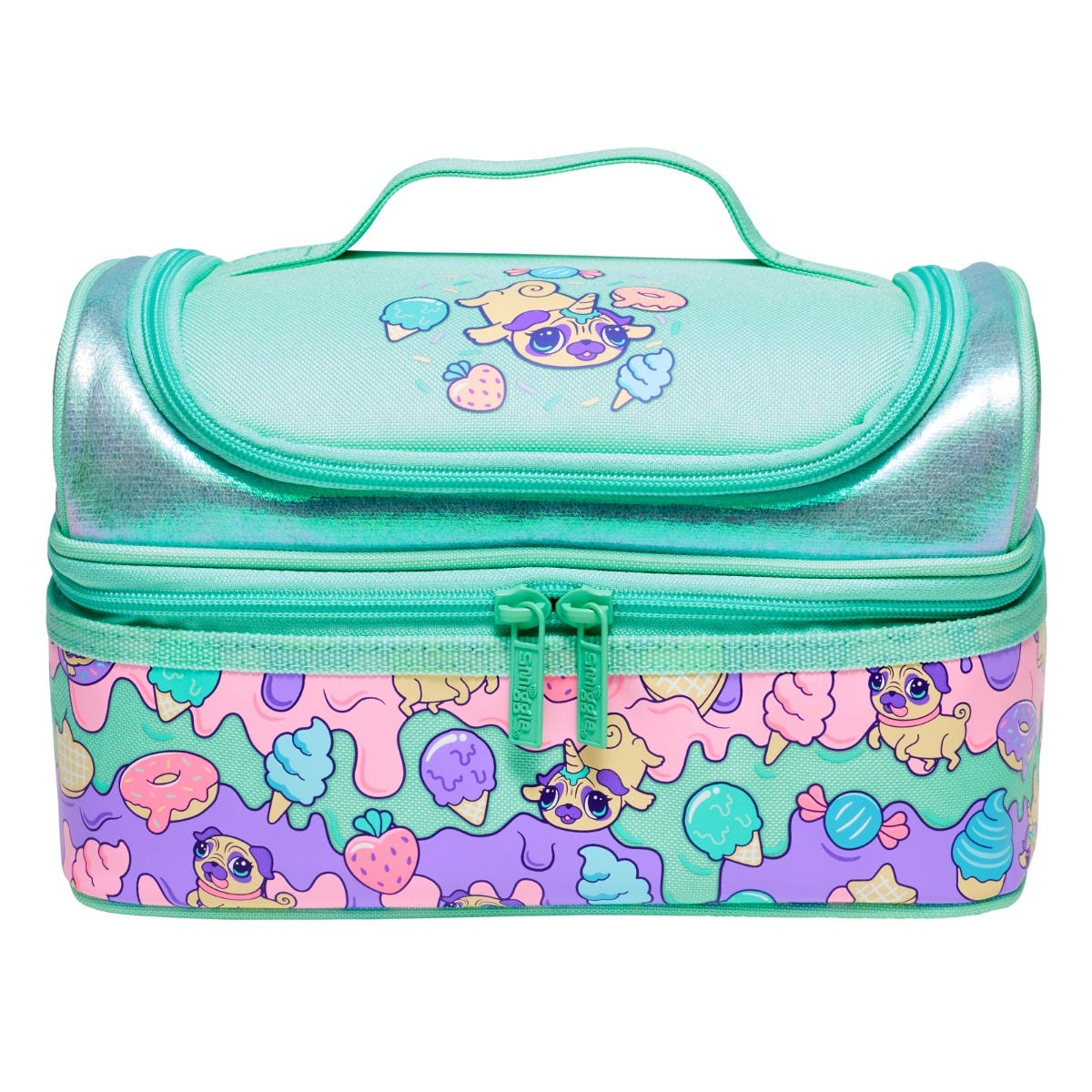 Hey There Double Decker Lunchbox Mint