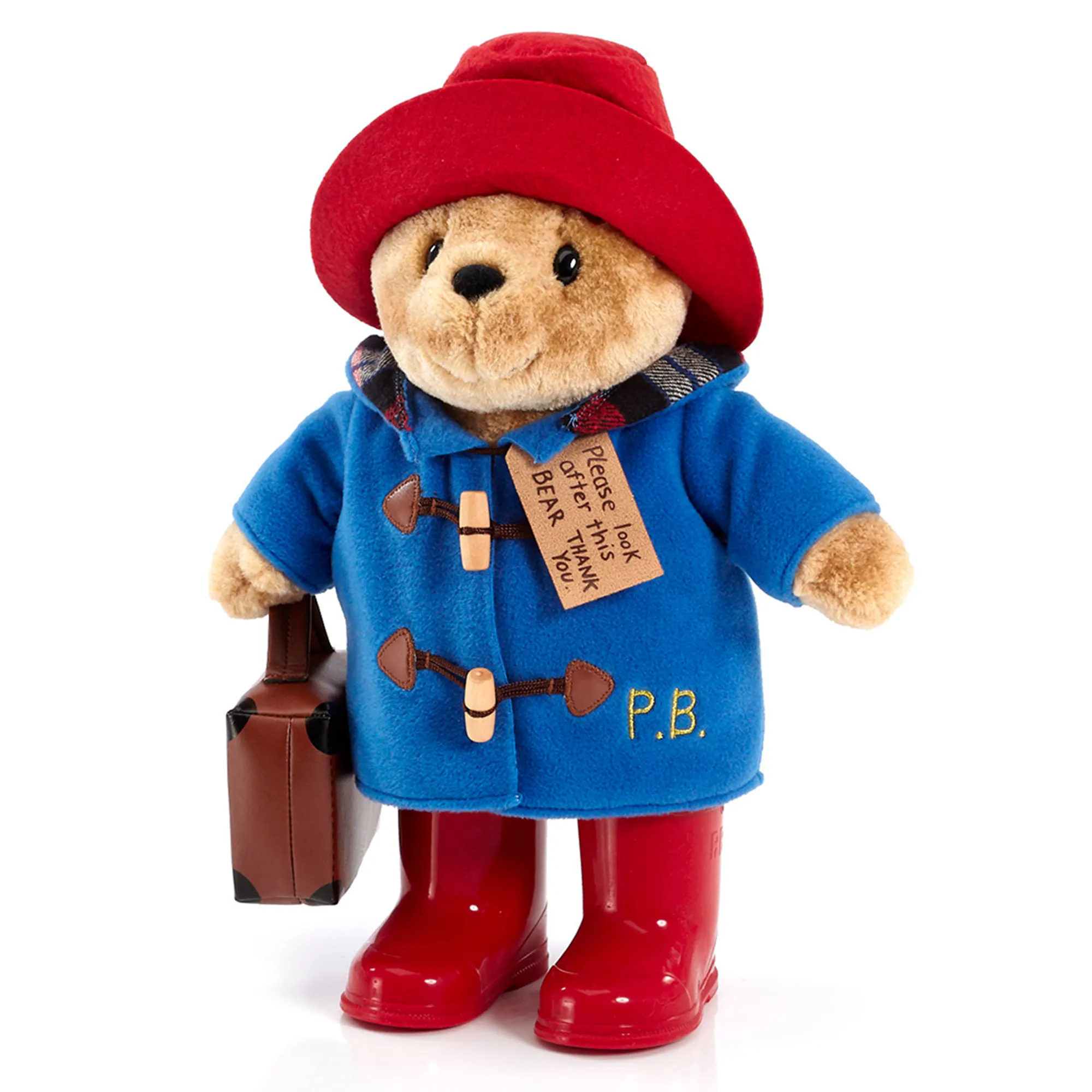 Paddington Bear Large Soft Toy with Boots & Suitcase