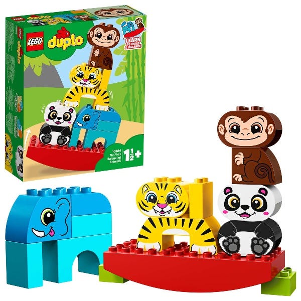 LEGO Duplo My First Balancing Animals Building Blocks