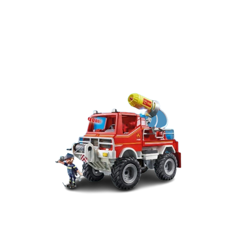 Playmobil 9466 City Action Fire Truck with Cable Winch and Foam Cannon