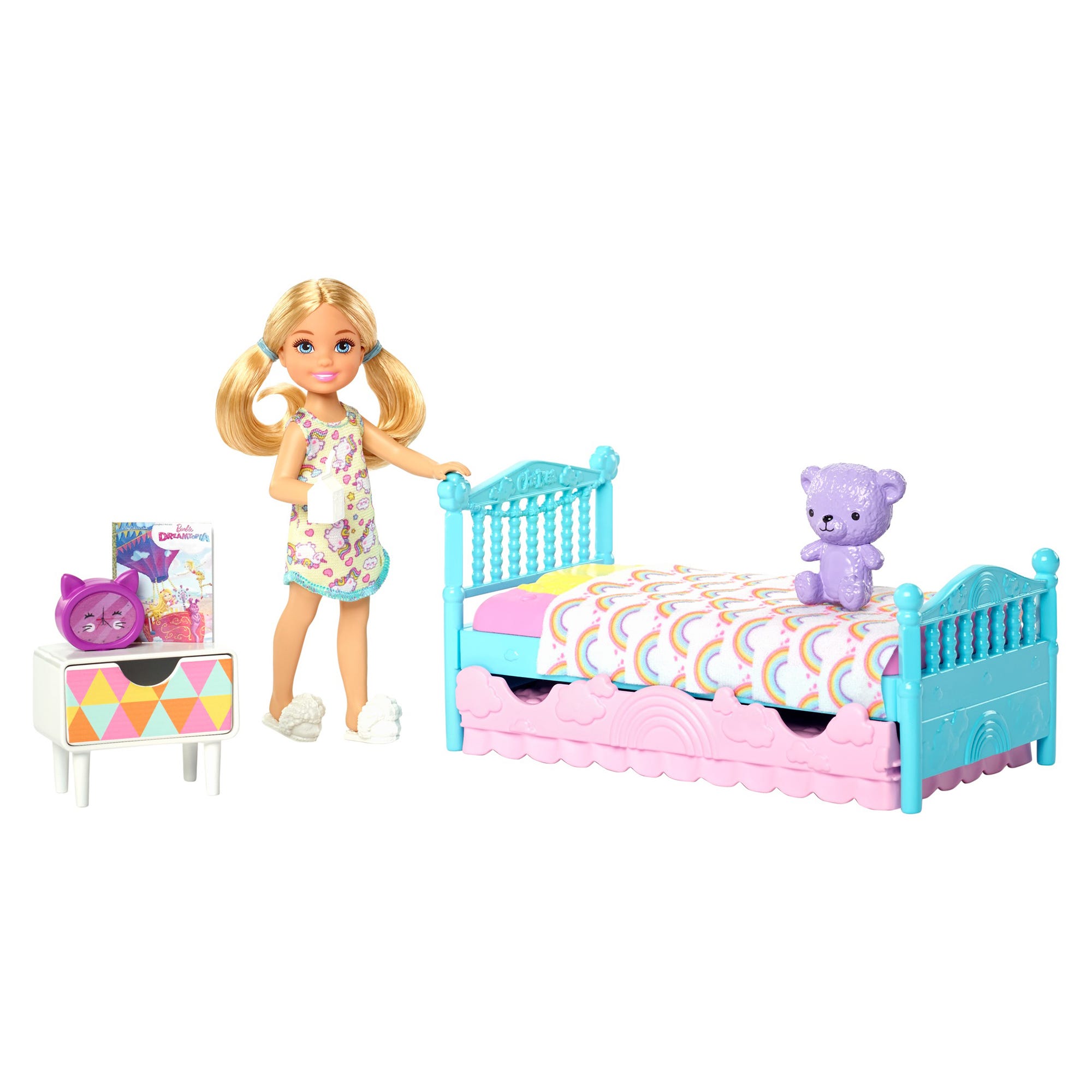Barbie Club Chelsea Bedtime Doll and Playset