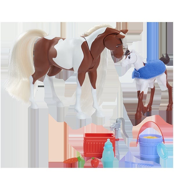 Spirit feed and nuzzle mother clearance and foal