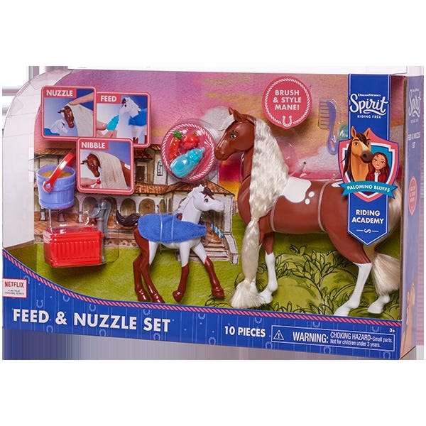 Feed and nuzzle set outlet
