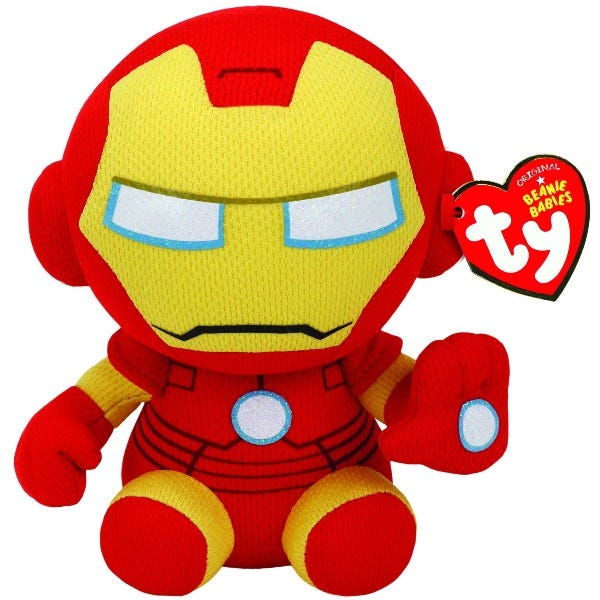 Stuffed iron man best sale