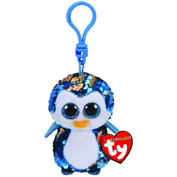 Ty top flippable penguin