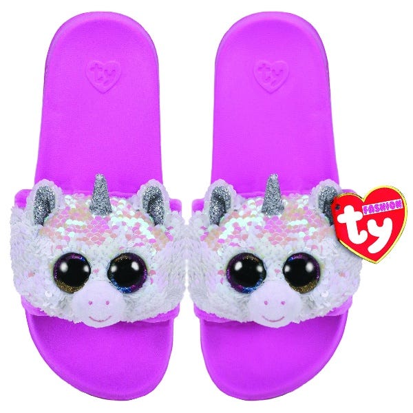 Ty unicorn online flip flops