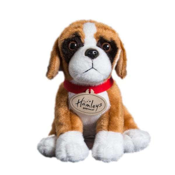 Boxer dog 2025 cuddly toy