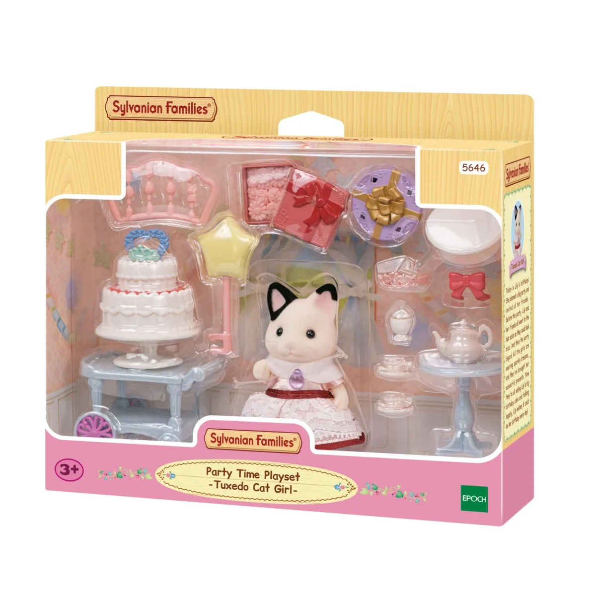 Party Time Playset -Tuxedo Cat Girl-