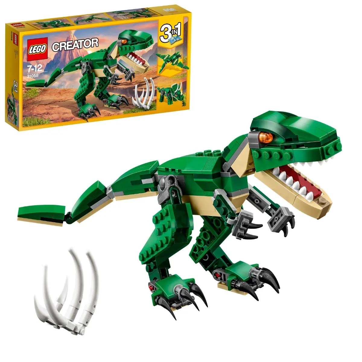 Image of LEGO® Creator 3In1 Mighty Dinosaurs Model Set 31058