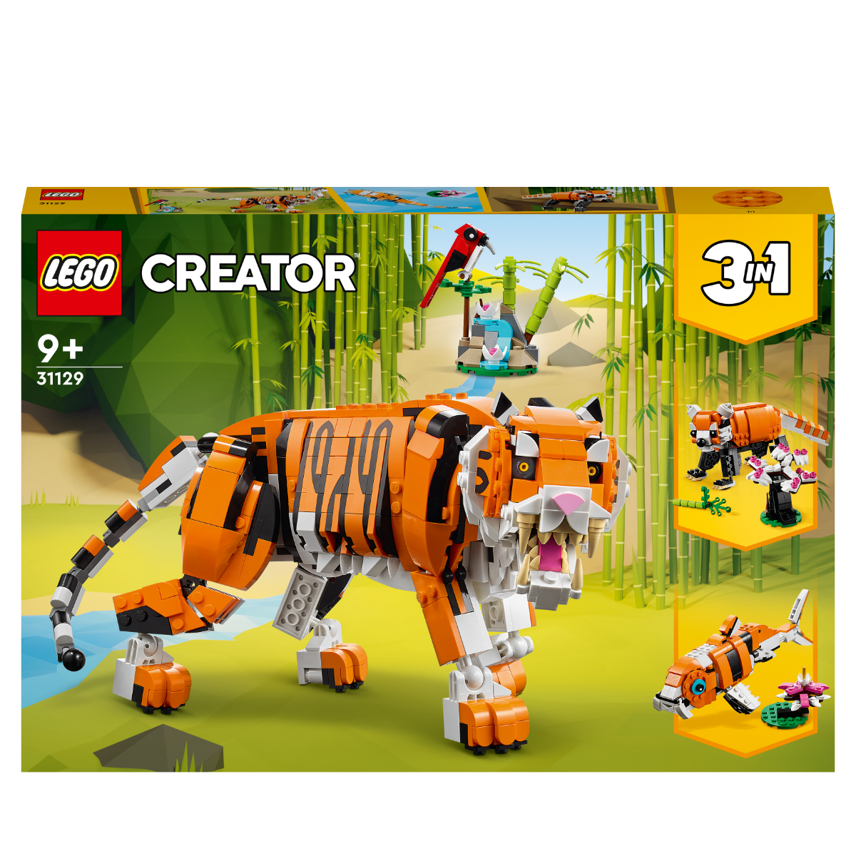Lego Creator 3 In 1 Majestic Tiger Animal Building Toy 31129 Lego Creator 3 In 1 Majestic Tiger Animal Building Toy 31129