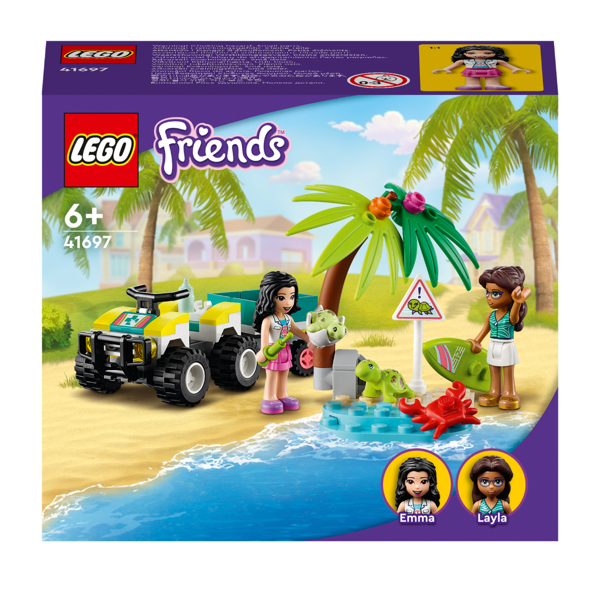 LEGO Friends Turtle Protection Vehicle Sea Animals Toy 41697