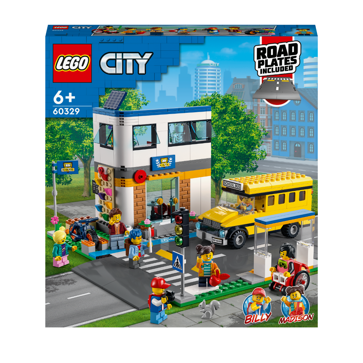 Lego school bus set discount