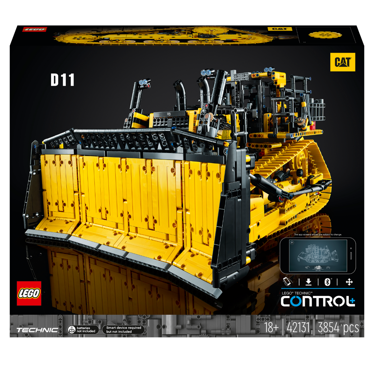 LEGO Technic App Controlled Cat D11 Bulldozer Set 42131