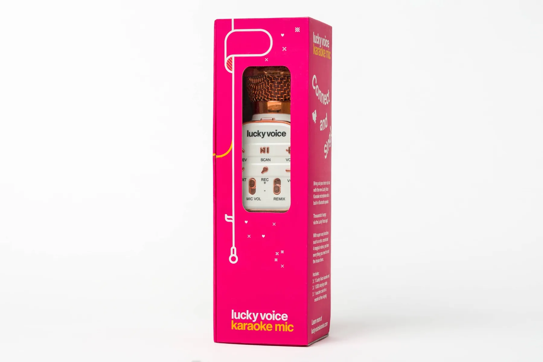 Image of Rose Gold Bluetooth Microphone