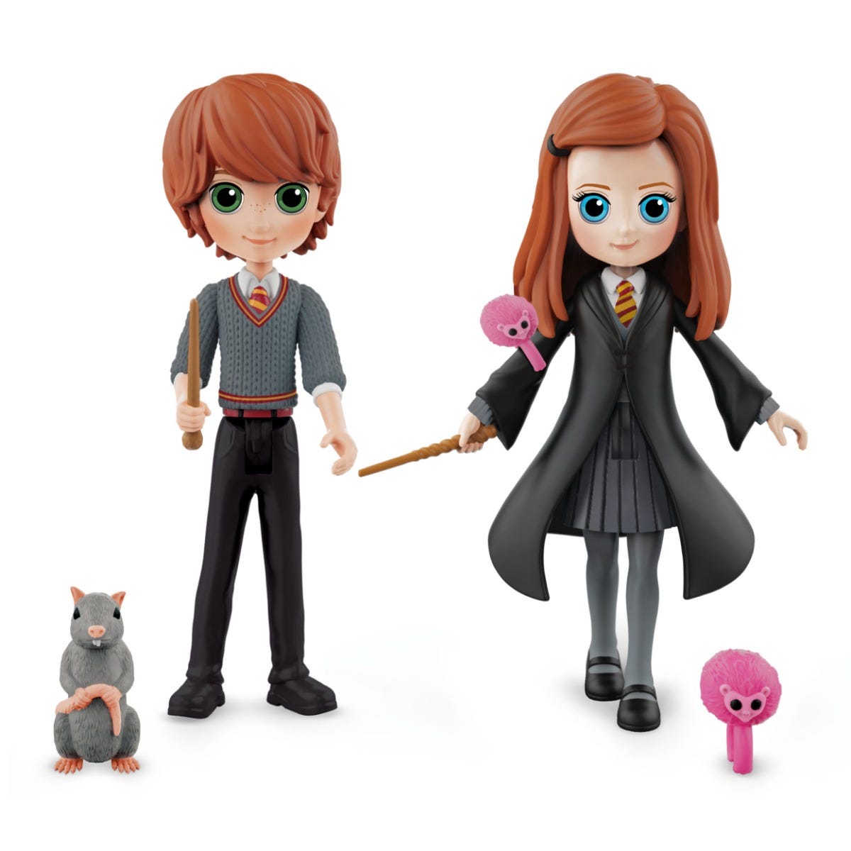 Wizarding World, Magical Minis Ron And Ginny Weasley Friendship Set With  Collectible Toy Figures And 2 Creatures, Kids Toys For Ages 5 And Up