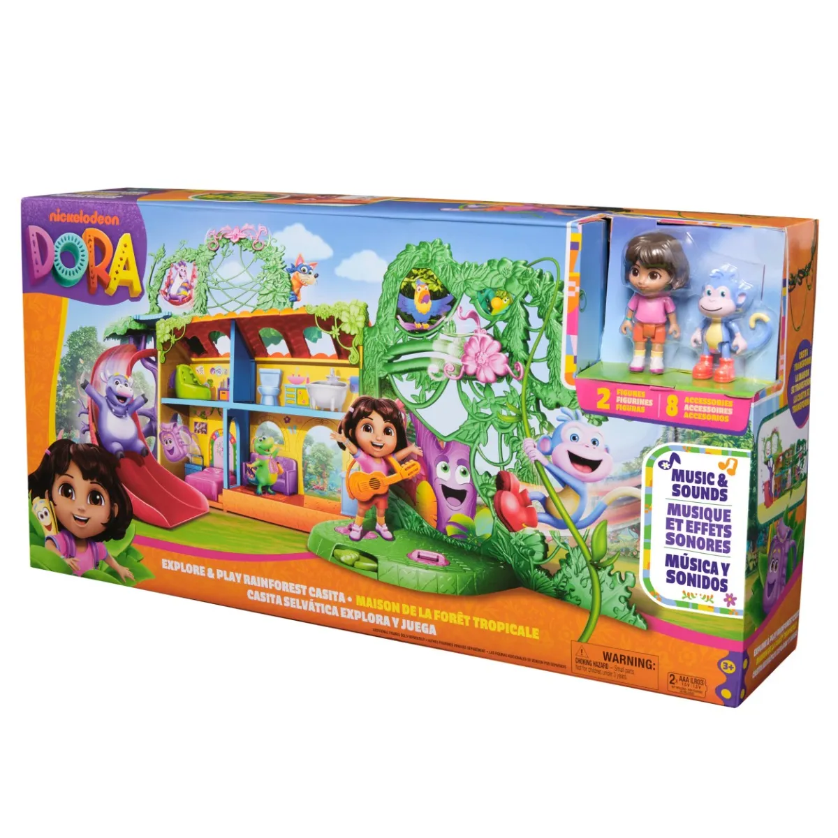 Image of Dora The Explore & Play Rainforest Casita Playset