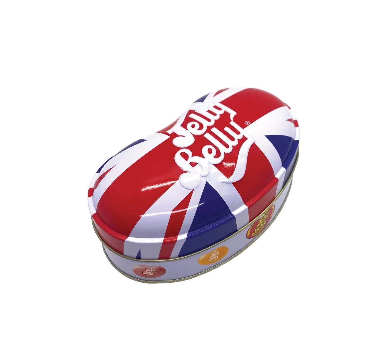 Image of Jelly Belly Union Flag Jelly Bean Shaped Tin 200G