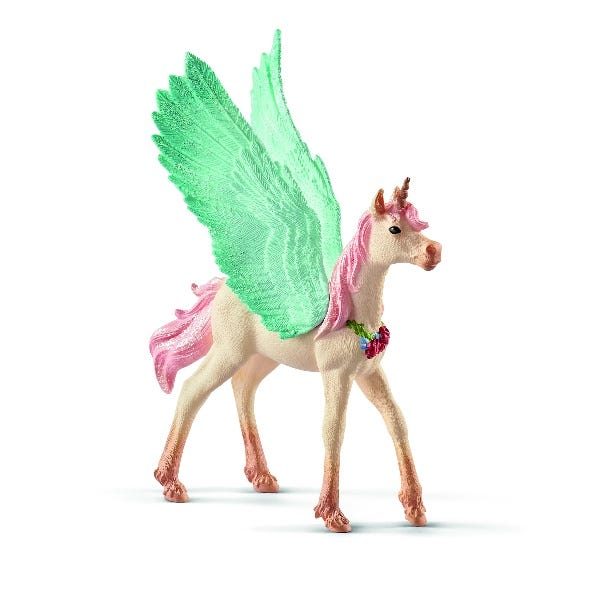 Schleich Decorated Unicorn Pegasus, Foal